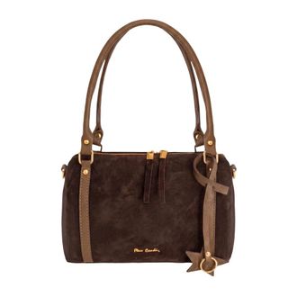 Pierre Cardin Leren Schoudertas - Dames - Schoudertassen - Bruin - ONE Size - Leer - Tassen