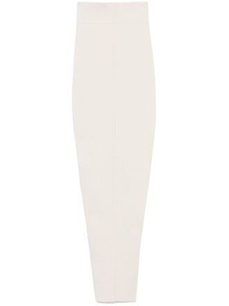 Rick Owens Pillar maxi skirt - women - Polyester/Elastane/Viscose - M - Neutrals