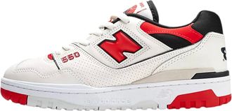New Balance 550 - BB550VTB - Color: Cream-White-Red - Size: 10.5 UK