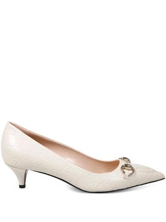 Gucci Horsebit pumps - Wit