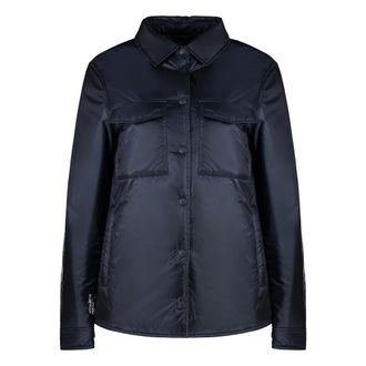 Woolrich Light Jackets, female, Blue, M, Pertex Padded Overshirt Jacket