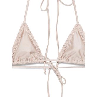 Frankies Bikinis Birth Bikini Top - Beige