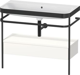 Duravit Duravit Happy D.2 Plus C-bonded Set Avec Console M&eacute;tallique Et