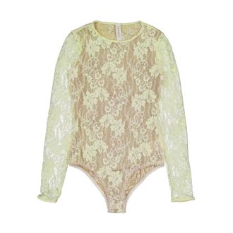 Zimmermann Stretch Lace Bodysuit, Brand Size 0 ( US Size 4 )