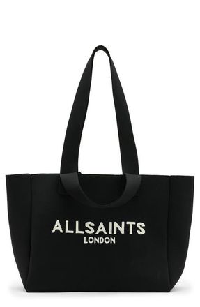 AllSaints Izzy Medium Tote in Black at Nordstrom