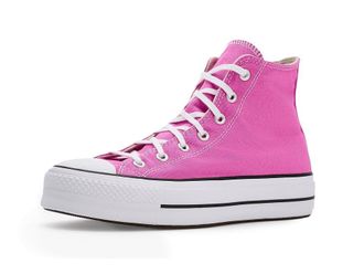 Converse Chuck Taylor All Star Lift Platform High-Top Womens Shoes Shocking Orchid/White/Black : 10.5 B - Medium, Canvas/Rubber