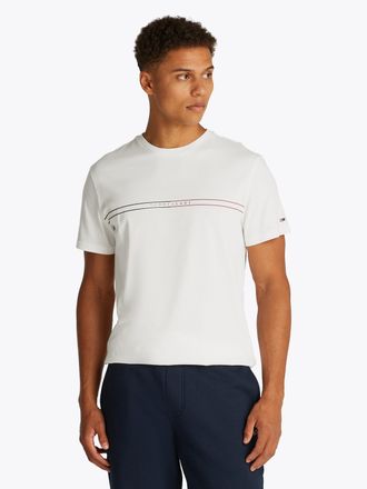Tommy Jeans TJM SLIM ENTRY GRAPHIC TEE EXT Mit Rundhalsausschnitt