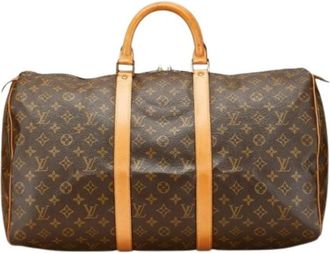 Louis Vuitton Pre-owned Weekend Bags, female, Brown, Size: ONE SIZE Pre-owned Vintage Weekend Bag