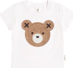 Huxbaby Furry Huxbear White Tee at Nordstrom, Size 6-12M Au