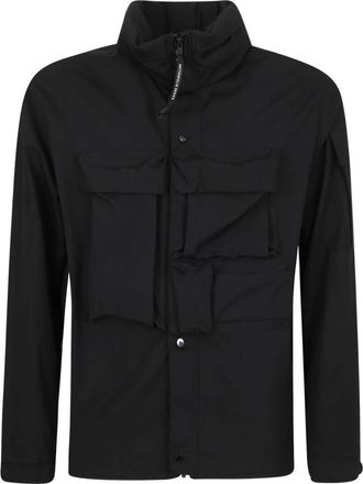C.P. Company Hooded Jacket - Heren - Zomerjassen - Zwart - M - Jassen