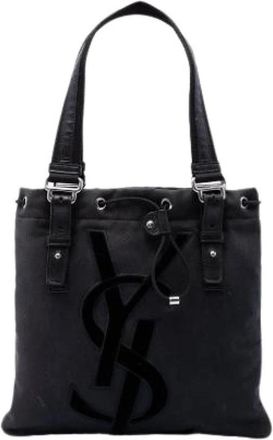 Saint Laurent Pre-owned Kahala Tote Bag - Dames - Vintage Shopper - Zwart - ONE Size - Denim - Vintage