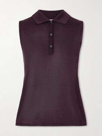 Veronica de Piante Polo In Seta Selma - Viola