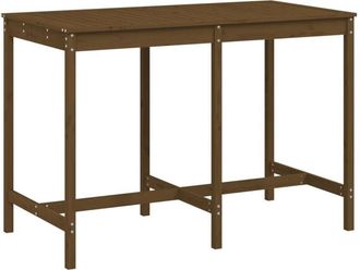 vidaXL Garden Table Honey Brown 159.5x82.5x110 cm Solid Wood Pine Vidaxl