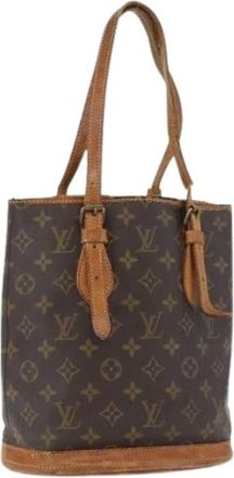 Louis Vuitton Pre-owned Bucket Bags, female, Brown, Size: ONE SIZE Pre-owned Bucket Bag