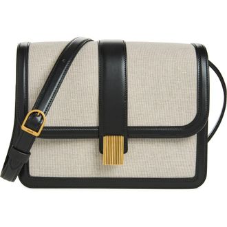 Khaite Blake Crossbody Bag in Black /Natural at Nordstrom