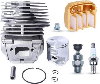 OEM Linduxe - Cilindro De Repuesto Para Motosierra Husqvarna 545 550xp (jonsered Cc2252, Con Filtro De Aire, Pist&oacute;n, V&aacute;lvula De Descompresi&oacute;n, Buj&iacute;a, Repu