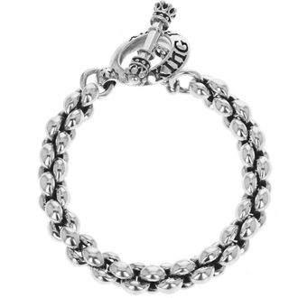 King Baby Studio Large Infinity Link Bracelet in Silver at Nordstrom, Size Small