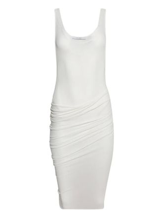 Alex Perry Midi-jurk met ruches - Wit