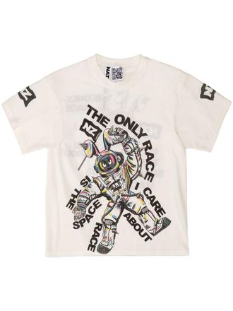 Natasha Zinko T-shirt con stampa grafica - Bianco