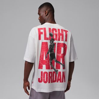 Nike Jordan Mens Jordan Flight T-Shirt in White | IU1834-133