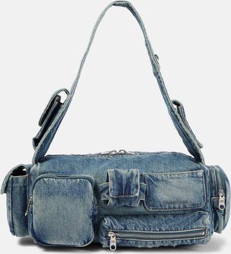 Balenciaga Superbusy Small denim crossbody bag