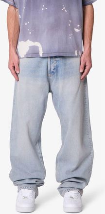 mnml Ultra Baggy Jeans in Light Sand Washed Blue at Nordstrom, Size 32