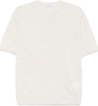 Boglioli T-shirt in maglia a coste - Toni neutri
