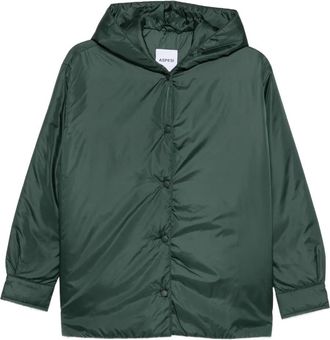 Aspesi Giacca Beth con cappuccio - Verde