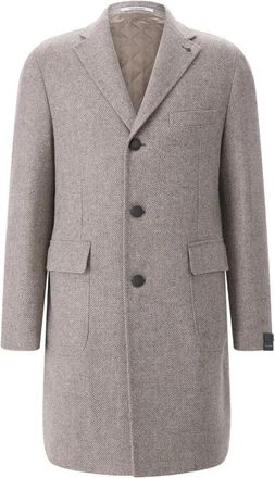 Tagliatore Single-Breasted Coats - Heren - Mantel - Bruin - 2XL - Jassen
