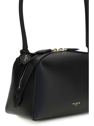 Alaia Womens Shoulder Bag Le Bouledogue Small Black