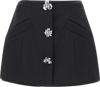 Blumarine Minigonna con decorazione - Nero