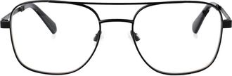 Calvin Klein Jeans Brillen met vierkant montuur - unisex - Brillen - Zwart - 56 MM - Accessoires