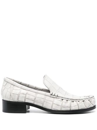 Acne Studios Mocassini con tacco largo - Bianco