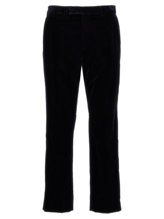 Gucci Dark Blue Velvet Pants