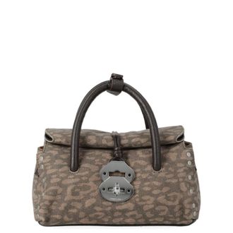 Zanellato Tassen, Dames, Beige, ONE Size, Leer, Dotta Leo Jeans Baby