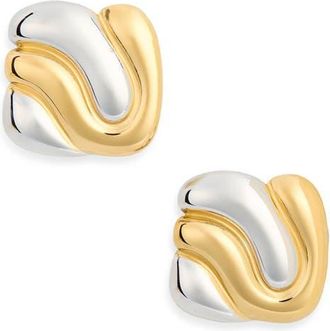 Petit Moments Harmony Two-Tone Earrings in Mixed at Nordstrom