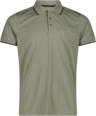 F.lli Campagnolo Polo Polyester Polo-Shirt f&uuml;r Herren | oliv