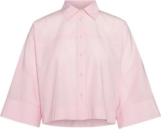 Camilla Pihl Iona Shirt - Dames - Overhemden - Roze - XS - Katoen - Overhemden