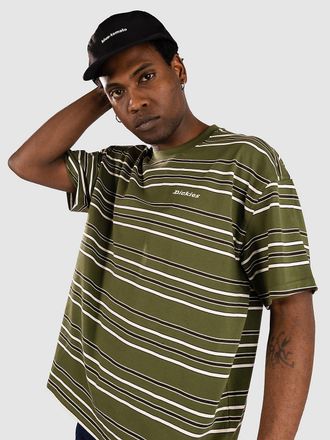 Dickies East Liberty Stripe Camiseta verde