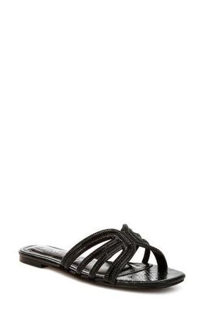London Rag Dindy Embellished Slide Sandal in Black at Nordstrom Rack, Size 10