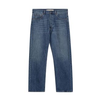 Valentino Garavani Straight Fit Jeans, male, Blue, W34, Straight Jeans