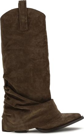 R13 Su&egrave;de Cowboylaarzen - Dames - Schoenen - Bruin - Maat: 41 EU Su&egrave;de
