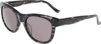 DKNY DO516S 050 Womens Sunglasses Grey Size 52