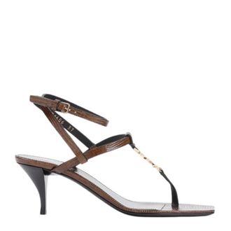 Saint Laurent Womens Cassandra Heeled Sandals, Brand Size 36 ( US Size 6 )