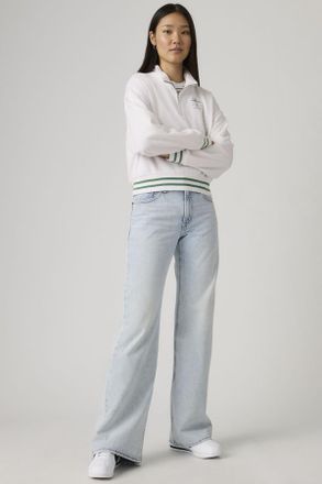 Levi's Jeans Middy Boot loose - Donna - 23X29 - Blu / Abraided Art