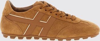 Hogan Sneakers Olympia in pelle e camoscio con logo H e suola dentellata