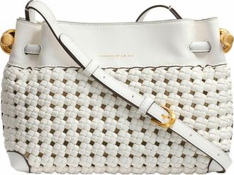DKNY Cashmere Woven Crossbody Bag in Brilliant White at Nordstrom