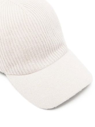 Eleventy Mens Ribbed-Knit Cashmere Baseball Cap Aw26 M