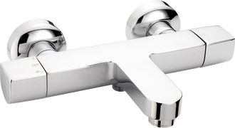 Huber Huber Tempo Mezclador Para Ba&ntilde;era Y Ducha Termost&aacute;tico Cromado