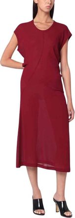 6397 S-Curve Jurk - Dames - Casual kleedjes - Bruin - S - Leer - Kleedjes